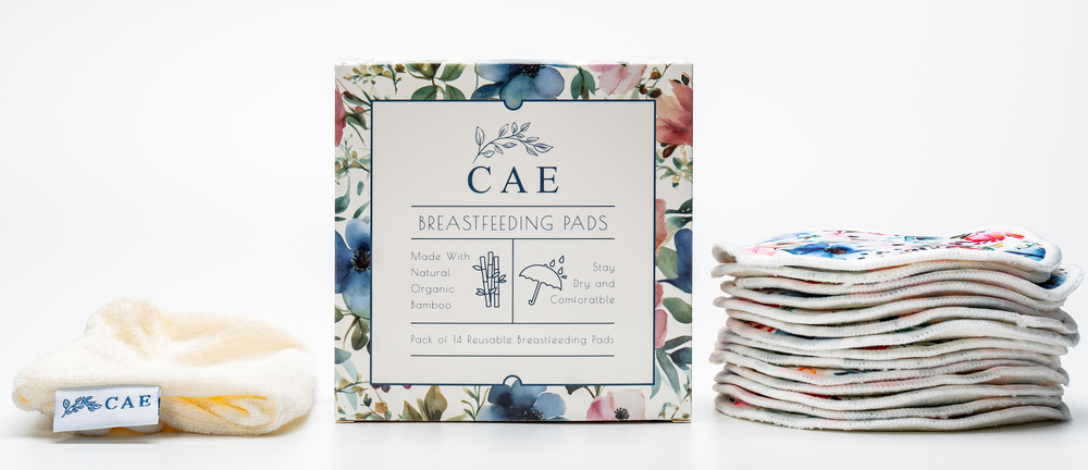 CAE Soft Reusable Bamboo Nursing Pads x 14 Pads - Silverette-apac